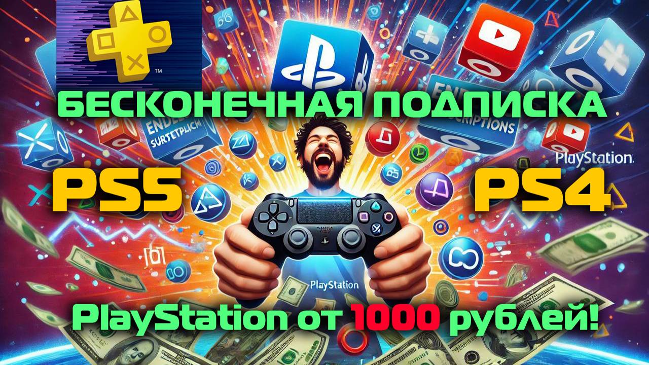 СОЗДАЛ СВОЙ МАРКЕТПЛЕЙС! ПРОДАЮ БЕСКОНЕЧНЫЕ ПОДПИСКИ от 1000 рублей на PlayStation!