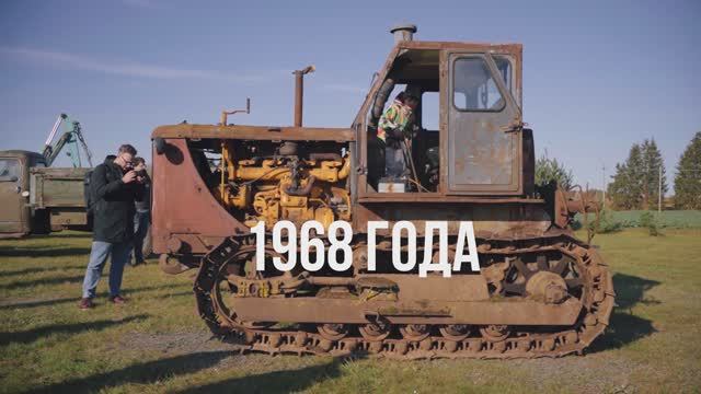 Восстановленный бульдозер Т-100М: советская мощь 1968 года