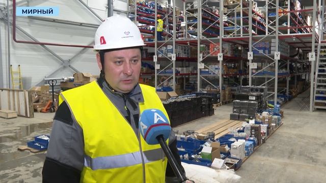 Реконструкция склада запчастей в Мирном увеличила скорость работы персонала МАТП