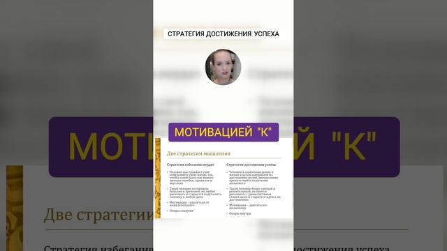 стратегия достижения успеха