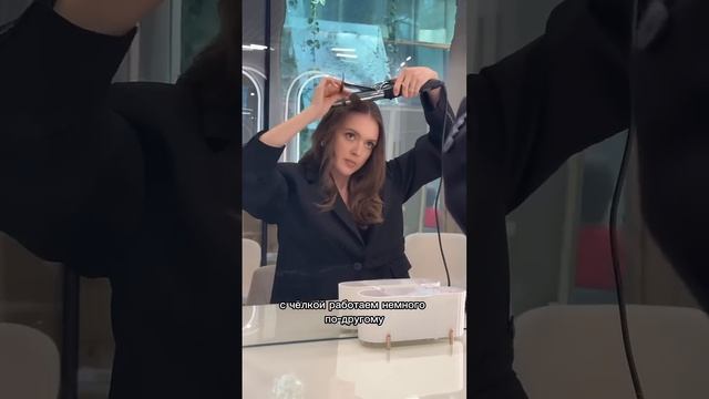Шикарная, очень быстрая и простая укладка всего за 5 минут #hairstyle #hairtok #hairtutorial #hair