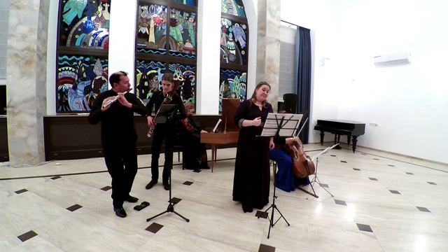 И. С. Бах "Кофейная кантата" №8 "Schweigt stille, plaudert nicht" (BWV  211) для сопрано и облигатно