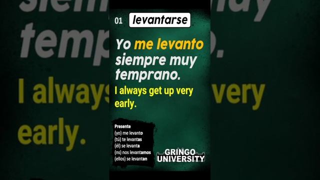 Unleash Your Morning Routine with Powerful Reflexive Pronoun I Verbo levantarse! 01