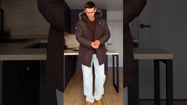 Аляска на холодную зиму в актуальном коричневом цвете!