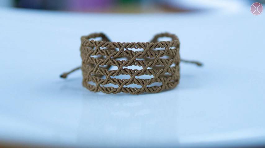 Macrame tutorial： Boho style Macrame bracelet tutorial for men ｜ step by step tutorial