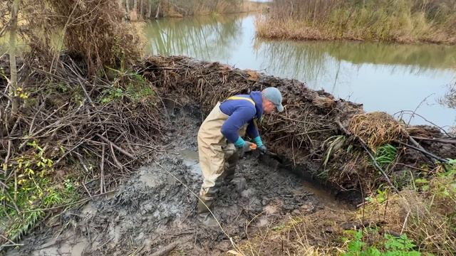 Строительство, расчитска отводного канала