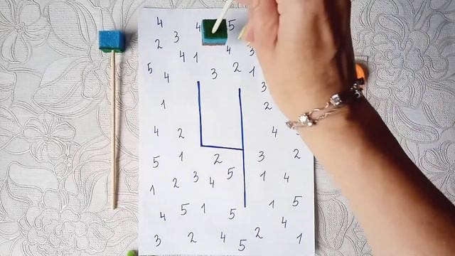 Запомни цифры с помощью красок