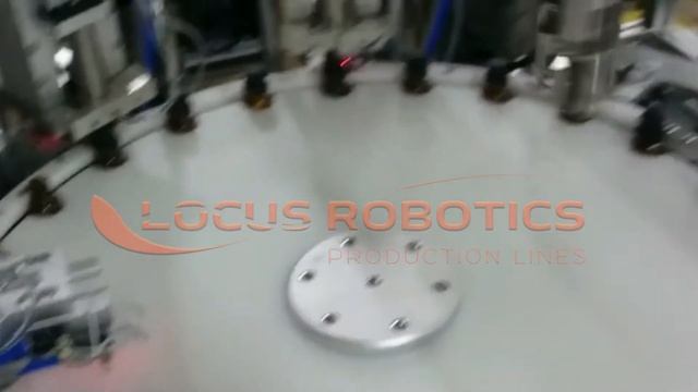 Моноблок розлива и укупорки для стеклянных флаконов с пробками-капельницами и ПЭТ колпачками LR-100