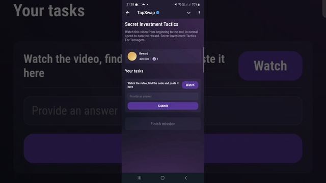 Tap Swap Все Коды от Видео 13 Ноября Тап Свап на Сегодня
