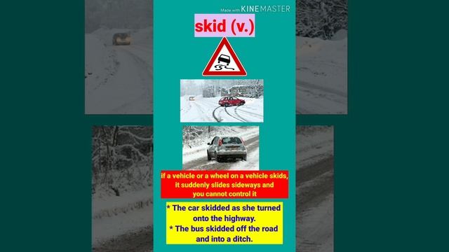 The verbs "skip" & "slip"