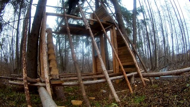 Стройка крыши | Делаю домик #23