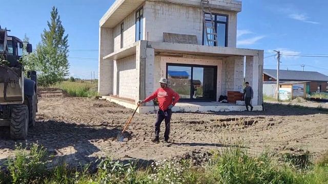 Расчистка участка за один день.