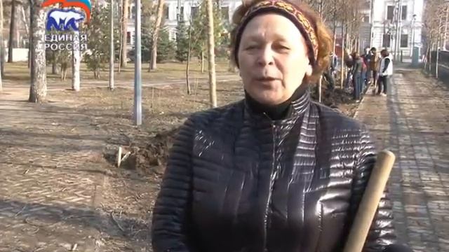 Римма Ратникова: "В Лядском саду посажена Аллея депутатов".