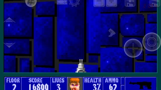 Failed Wolfenstein 3D Speed Run Using EcWolf