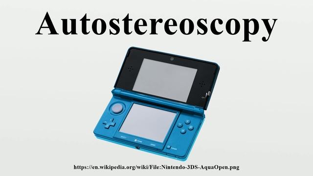 Autostereoscopy