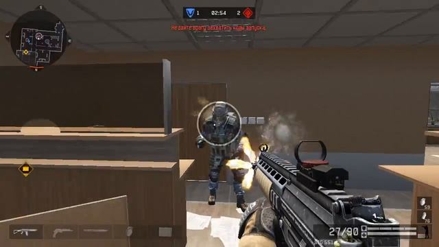 Warface кв 2 vs 3 win!