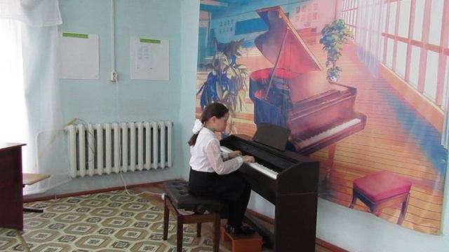 Базыкина Анастасия этюд К. Черни ч.1 № 32 под редакцией Г.Гермера