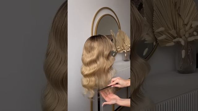 Невероятная голливудская волна на учебном манекене IPARIKMAHER #hairstyle #hairtok #hairtutorial