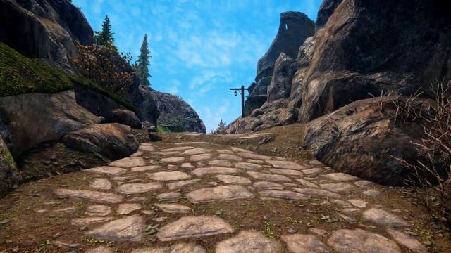 Skyrim Music & Ambience _ Walking Across Skyrim - Markarth To Dragon Bridge _ Ambient Music АСМР