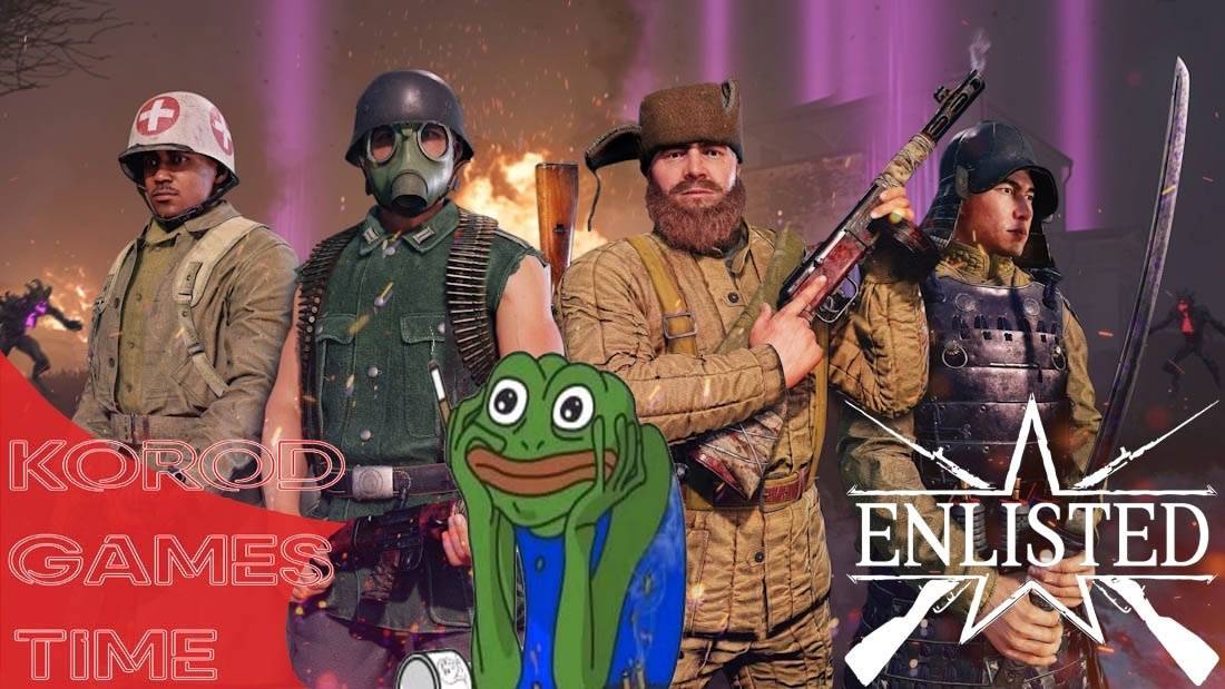 Enlisted ➤ Чуваки бьются с зомби.