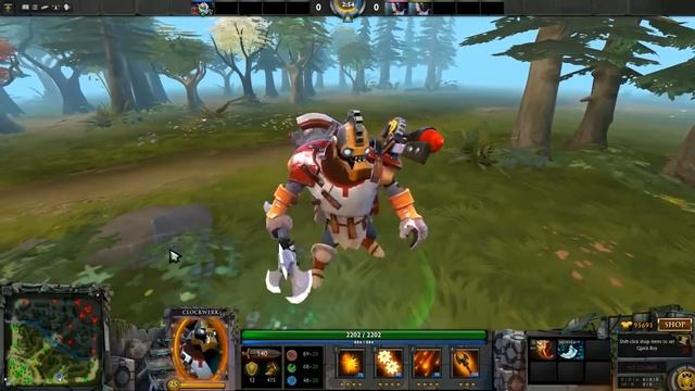 Dota 2 Clockwerk Immortal Item Eternal Machine Head