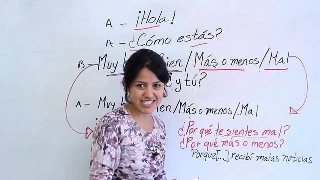 Spanish Lesson: 4 ways to ask "How are you?" in Spanish