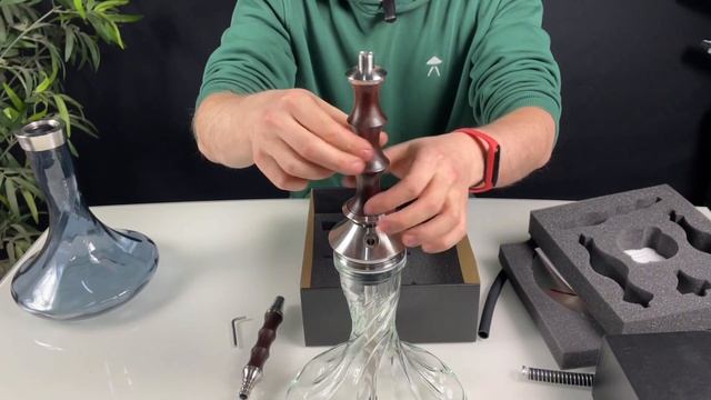 Сборка кальяна Japona Hookah Satori. Установка на колбу с резьбовым соединением Metal Cup.