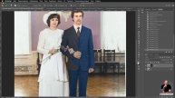 Как сделать черно белые фото цветными_ Колоризация фотошоп 2021