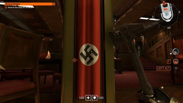 Search the Ship for Winkler without raising Alarms | General Winkler | Wolfenstein Youngblood
