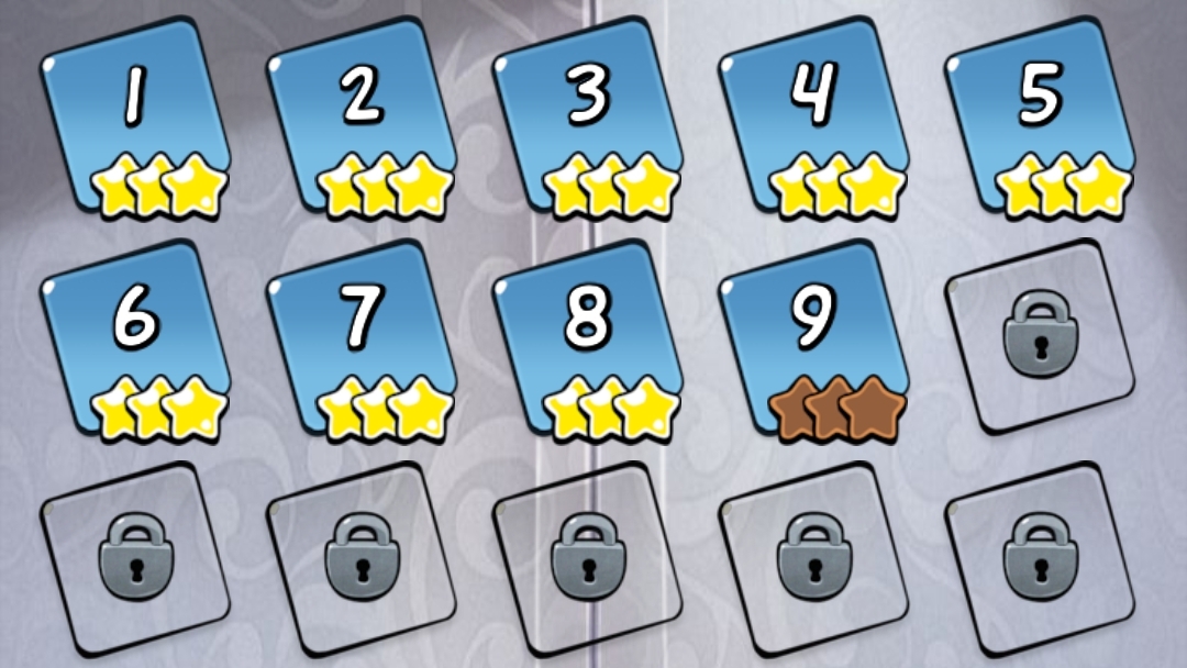 Cut the Rope Free Сезон 1 Из фольги 3-9