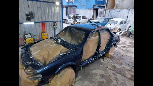 Restauração de nosso Monza SL/E 1992/92 Azul Milos passo a passo.