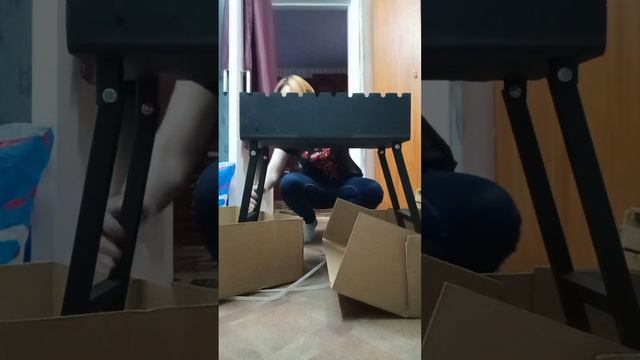 Распаковка. Покупка на вб. Осталась очень довольна. Мангал супер