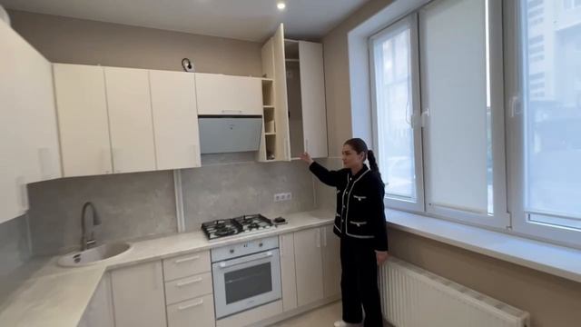 🔥Продажа 2 Комн кв с ремонтом новой кухней и техникой в ЖК Лазурный Анапа ул. Крестьянская 27