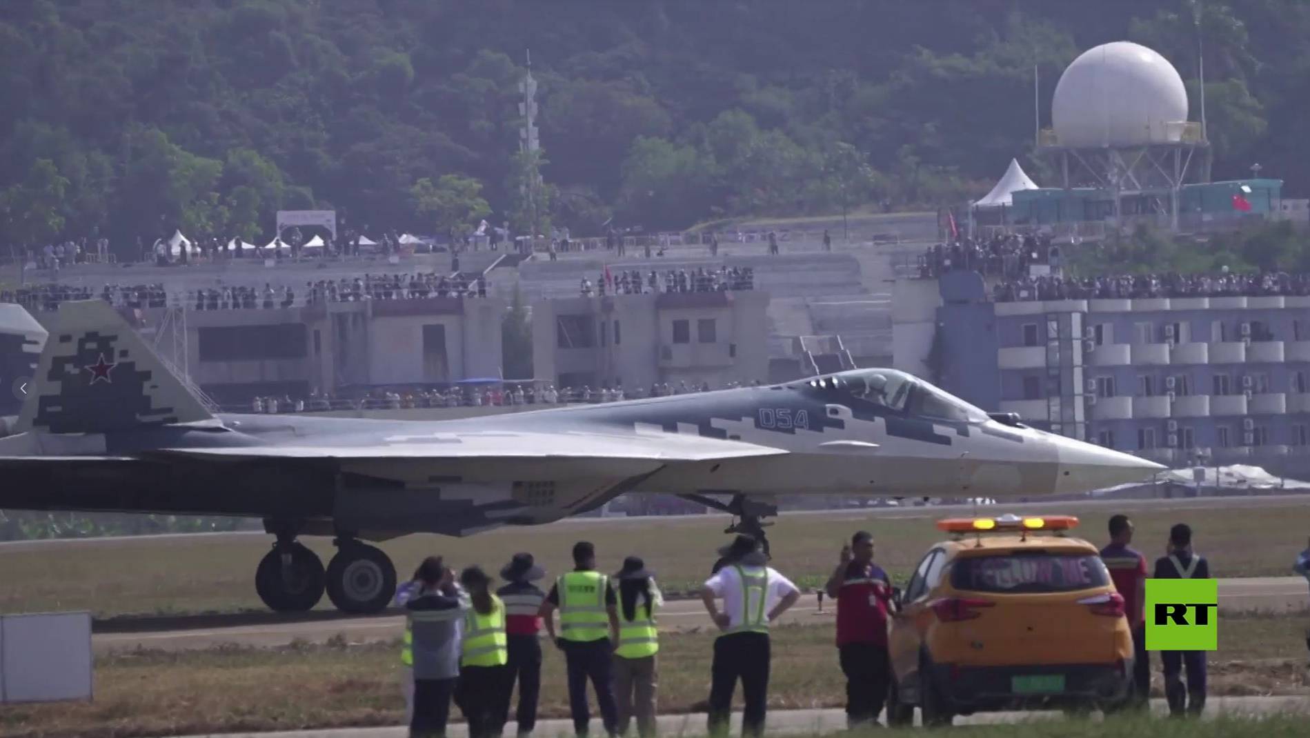 مقاتلات الروسية Su-57 في معرض "Airshow China 2024"