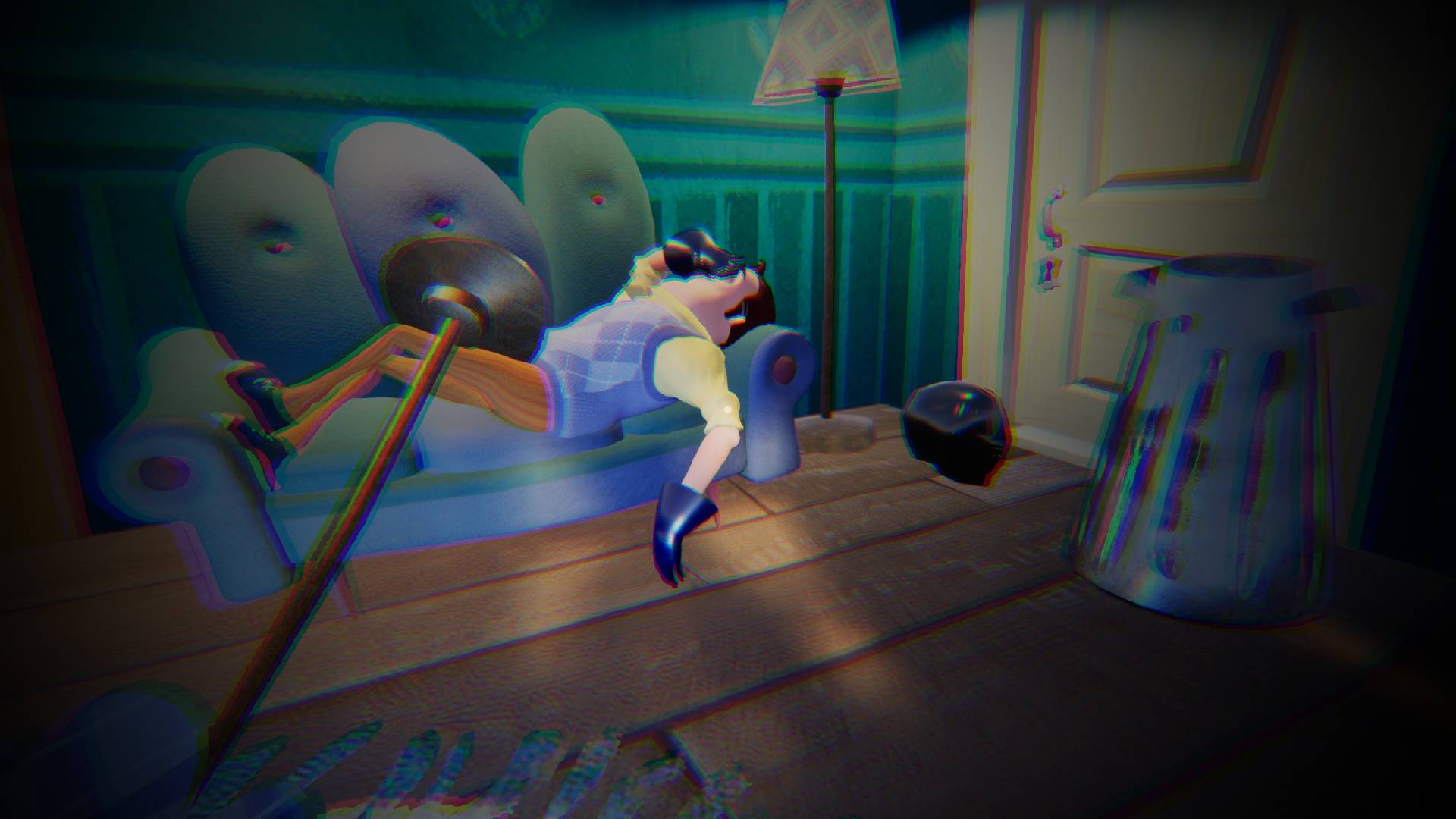 Я играю в Привет Сосед Hello Neighbor слежу за соседом