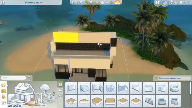 MODERN VILLA ON THE ISLAND | ОКЕАН И ГАРМОНИЯ   | The sims 4: Жизнь на острове | Строительство