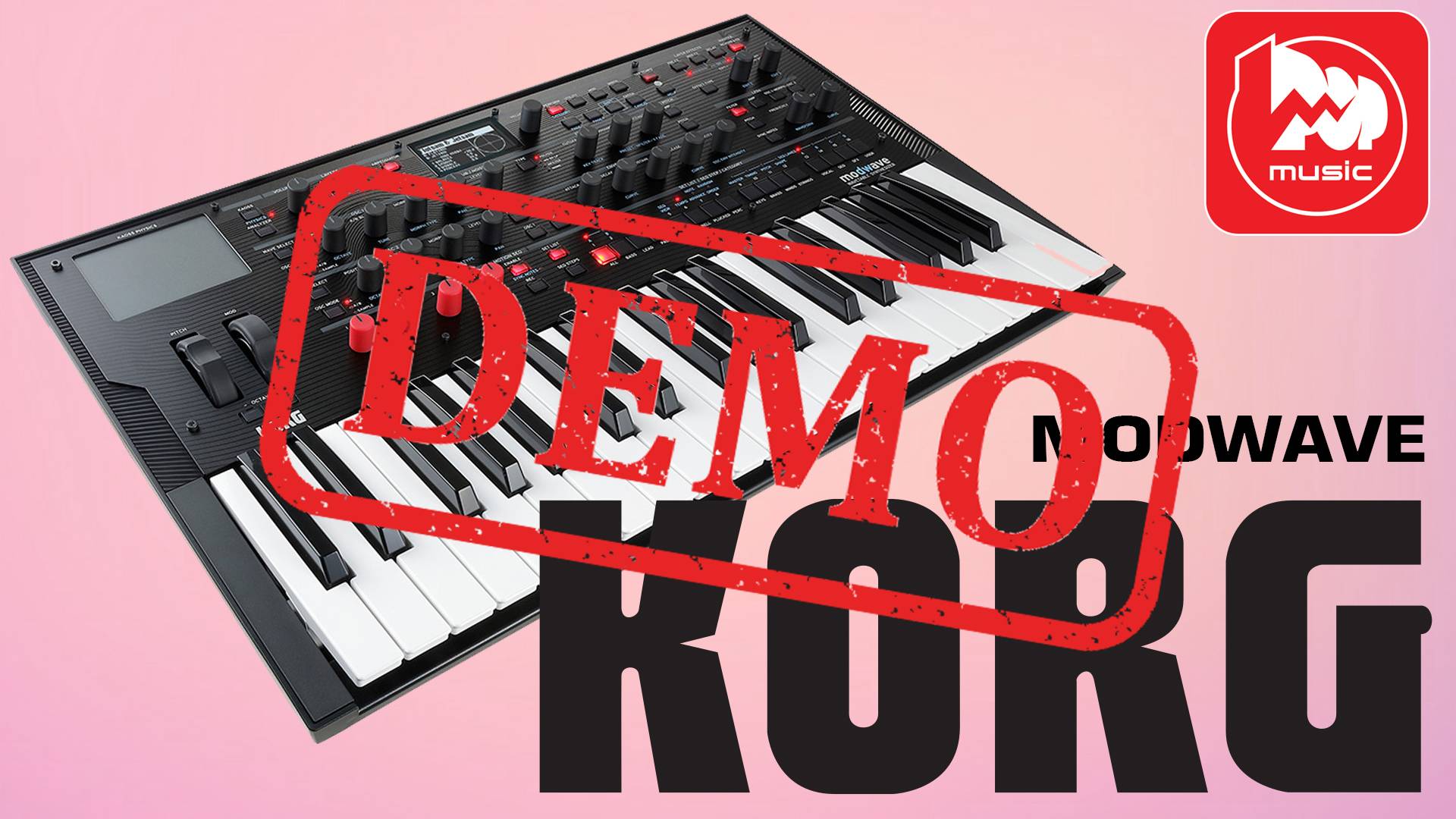 Синтезатор KORG MODWAVE - демонстрация звучания