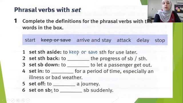Phrasal Verbs with Set