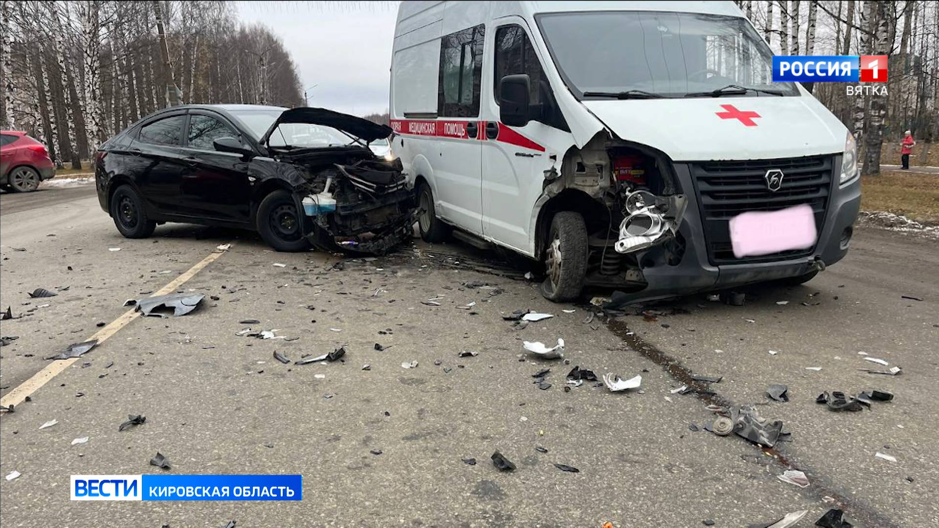 В Нововятске в ДТП попала машина «скорой помощи»