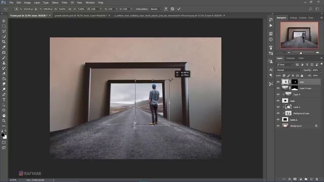 Frame Illusion - Photoshop Tutorial