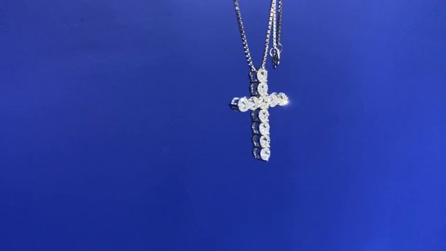 Колье крест 1.4к