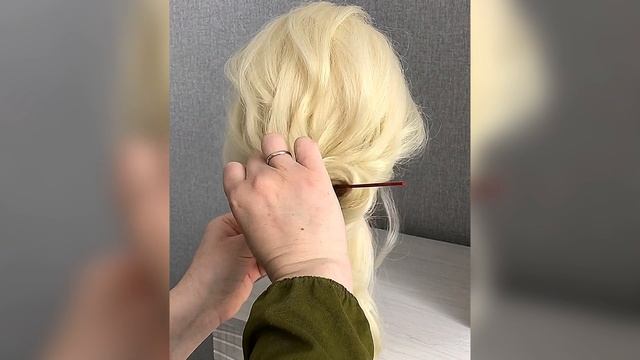 Красивая прическа своими руками. Легкая прическа за 20 минут. Видео урок по прическе #hairstyles