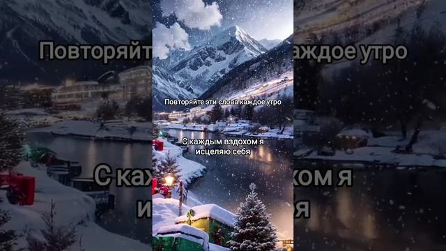 ❄ АФФИРМАЦИЯ ДЛЯ РЫБ НА ДЕКАБРЬ.
Повторяйте эти слова КАЖДОЕ утро☕