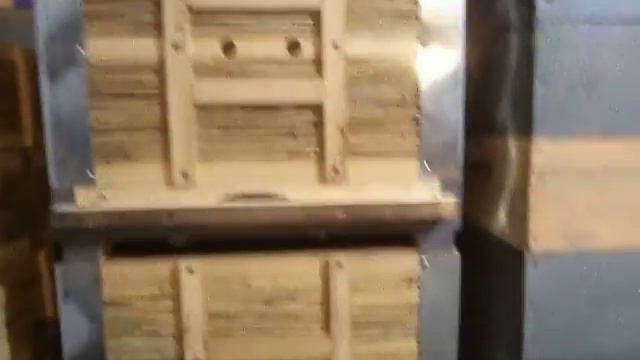 Пыльцеуловитель,  на улей из камыша.