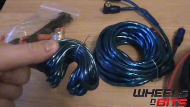J audio 8 Gauge amp amplifier complete wiring kit 1800 watts max 60amp fuse