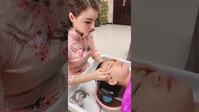 The most intimate hair wash shop- [ASMR] Hair Treatment and Scalp Massage of China’s Yao people
