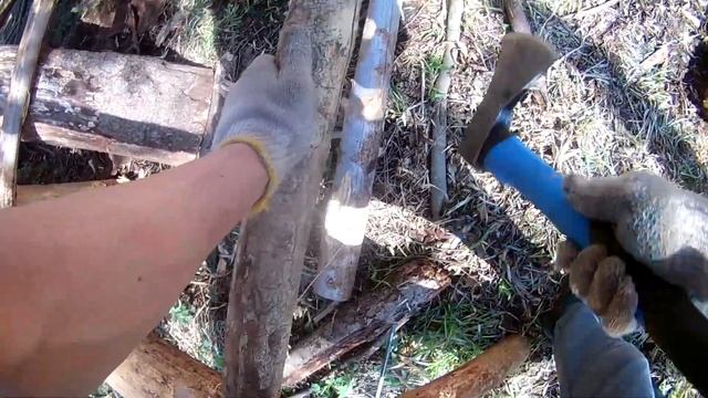 Строю крушу, балки. Укрепляю домик. | Делаю домик #13