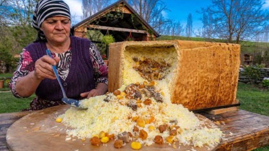 Квадратный Шах Плов: Уникальное Свадебное Блюдо