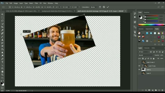 Photoshop Tutorial _ How To Create 3D Pop Out Effect