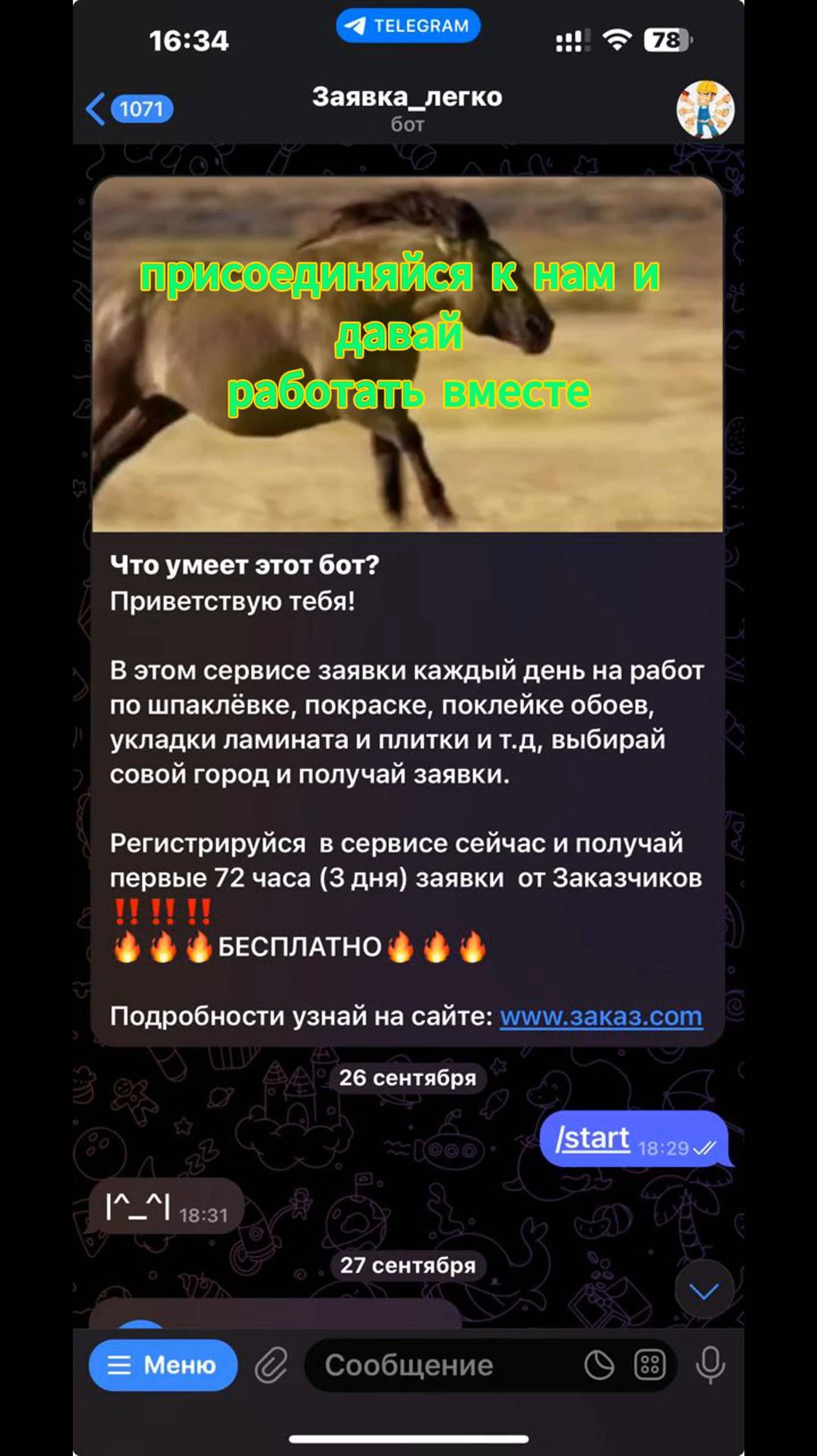 Обучающее видео как работать в сервисе Заявка легко